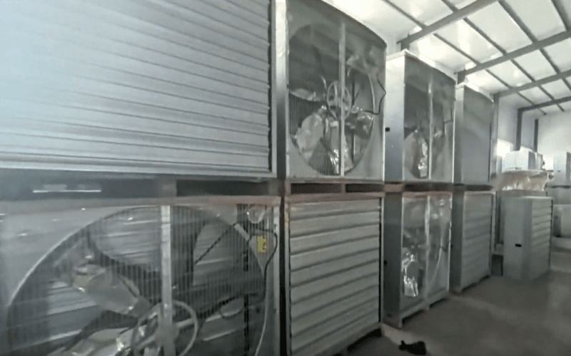 1380 Galvanizli choyshab chorvachilik salbiy bosimli fan